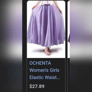 OCHENTA, flowy summer skirt